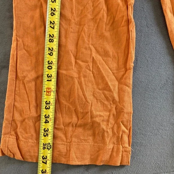 Hunter & Brown linen blended pants size medium preowned - Picture 7 of 8